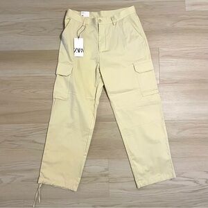 Zara Men’s Beige Cargo Pants